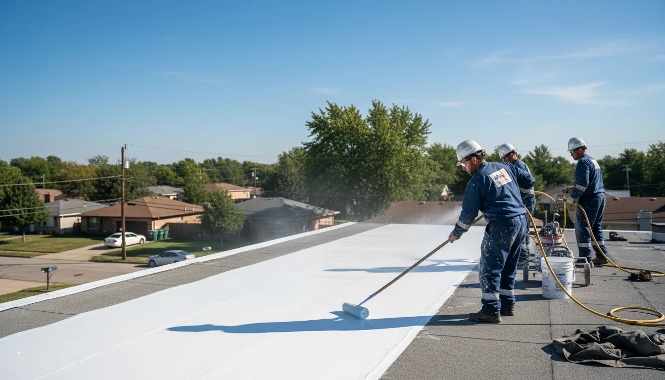 Commercial roof coating in Taos, NM near me